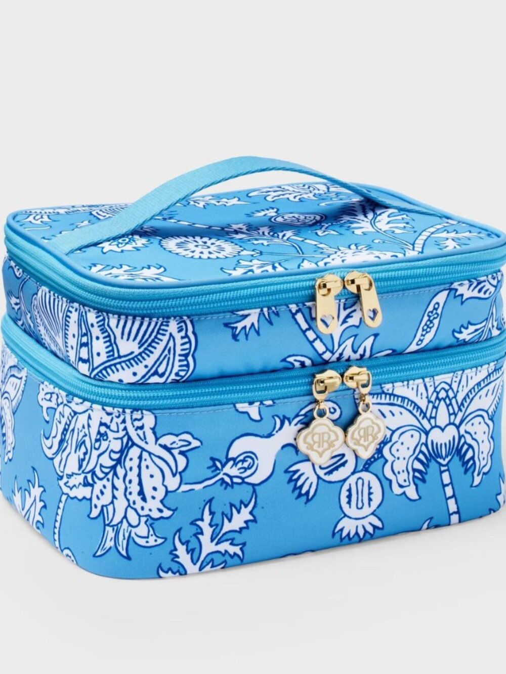 💙✨ Roller Rabbit x Target Floral Vines Vanity Case Blue – NWT ✨💙